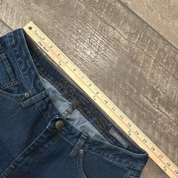 JAG Jeans Women's Low Rise Boot Leg Jean Dark Wash Size 14 - Picture 5 of 10